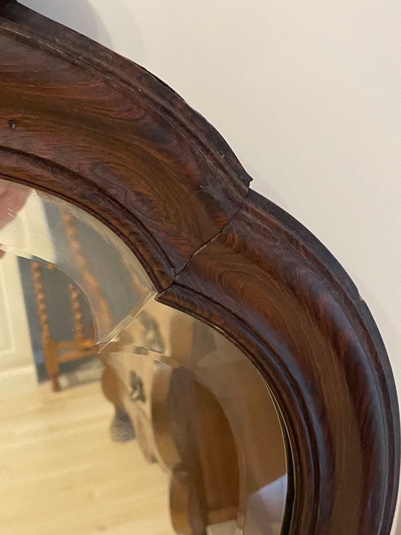 フランスアンティークミラー　アンティーク家具　アンティーク雑貨