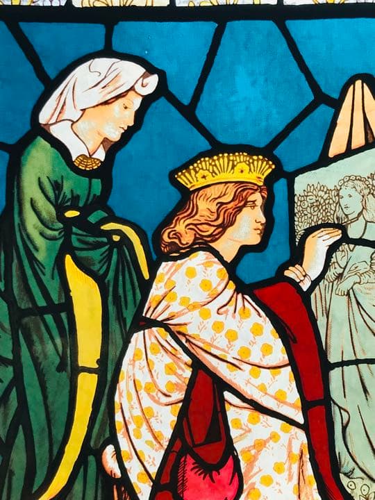 【超希少】グラスマスターズ社ステンドグラス　王の新婚旅行