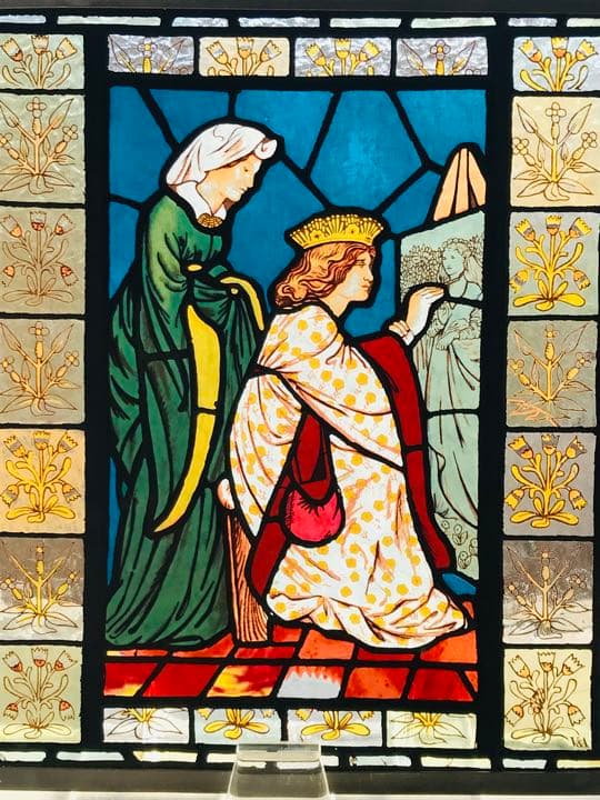 【超希少】グラスマスターズ社ステンドグラス　王の新婚旅行