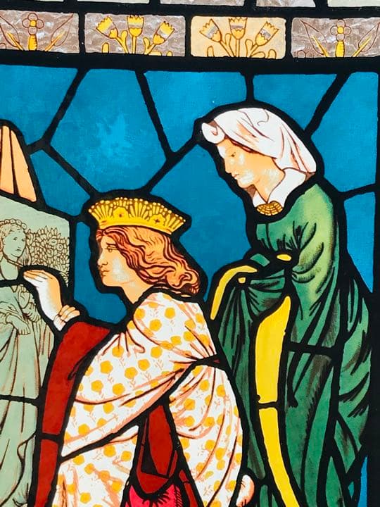 【超希少】グラスマスターズ社ステンドグラス　王の新婚旅行