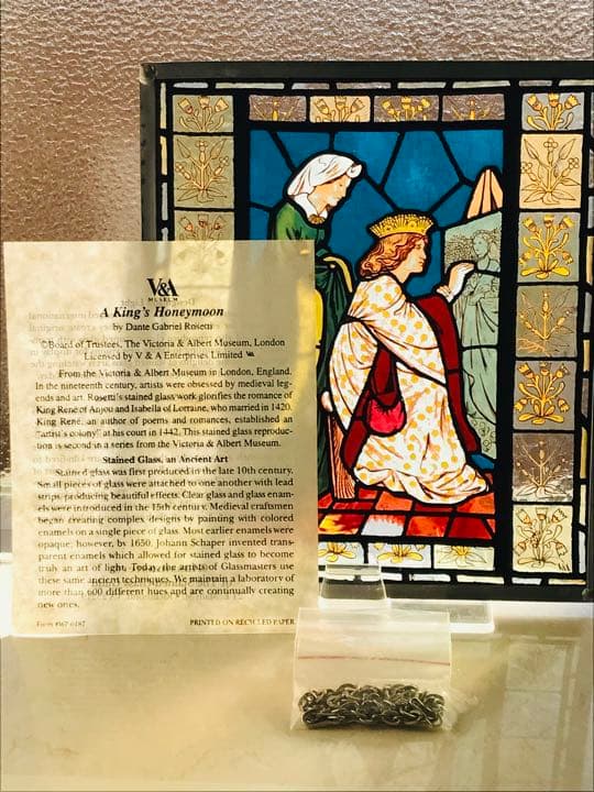 【超希少】グラスマスターズ社ステンドグラス　王の新婚旅行
