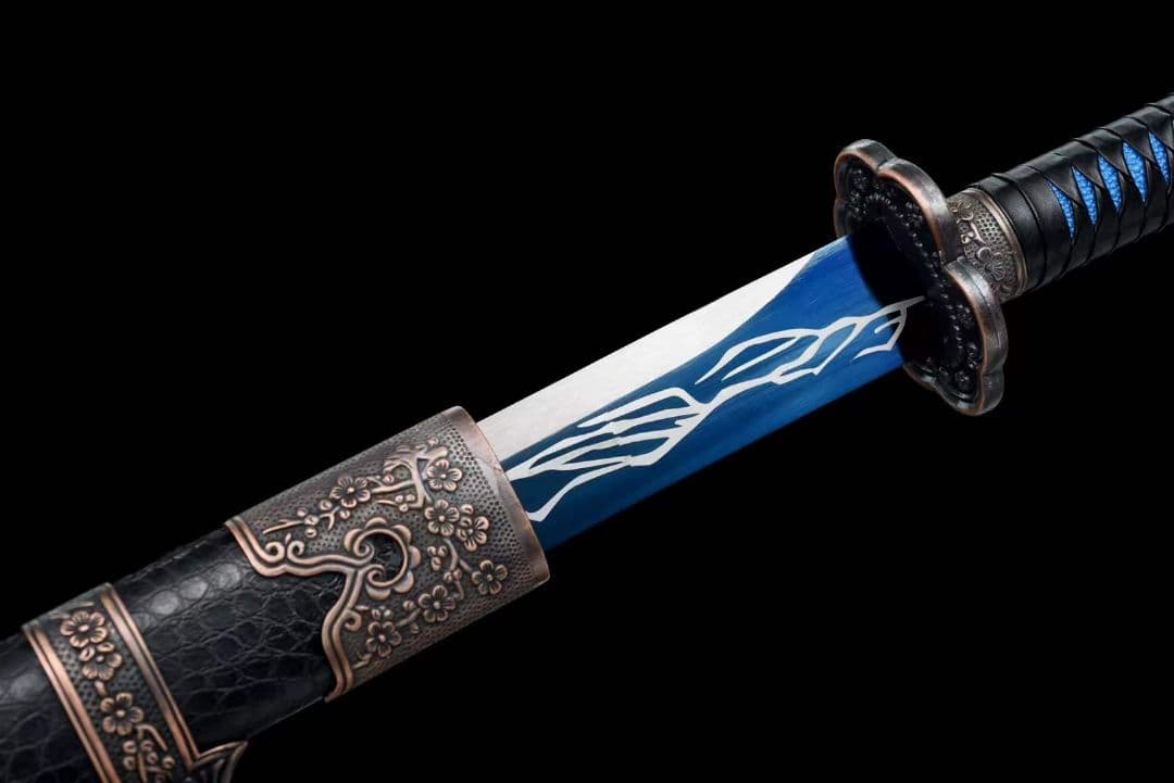 刺繍春刀——焼天』 古兵器 武具 刀装具 日本刀 模造刀 居合刀