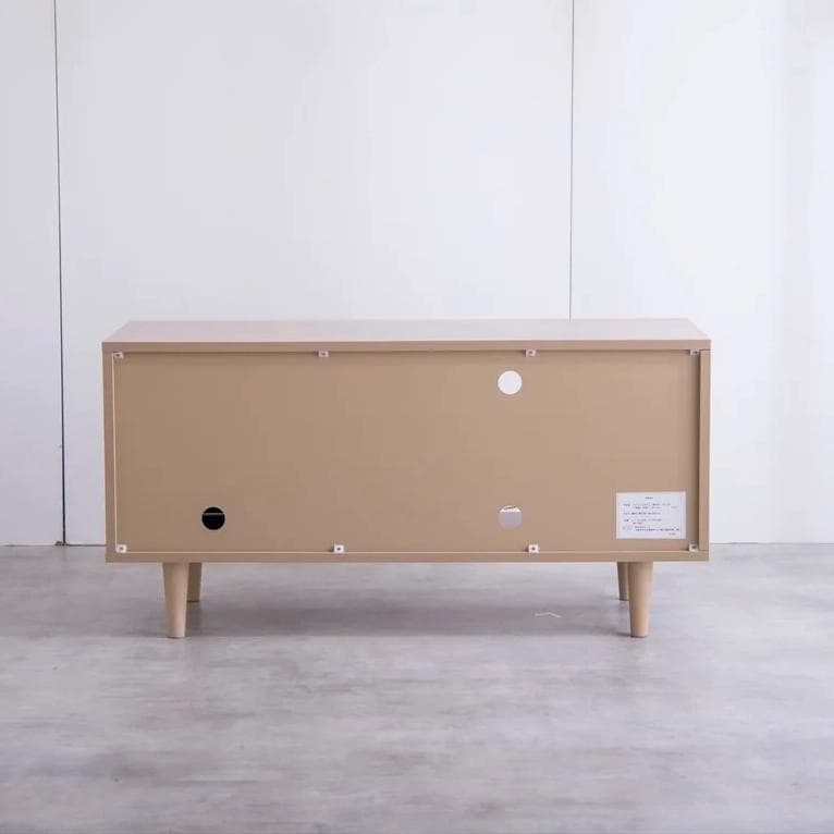 テレビ台 ニュアンスカラー/ピンク W90