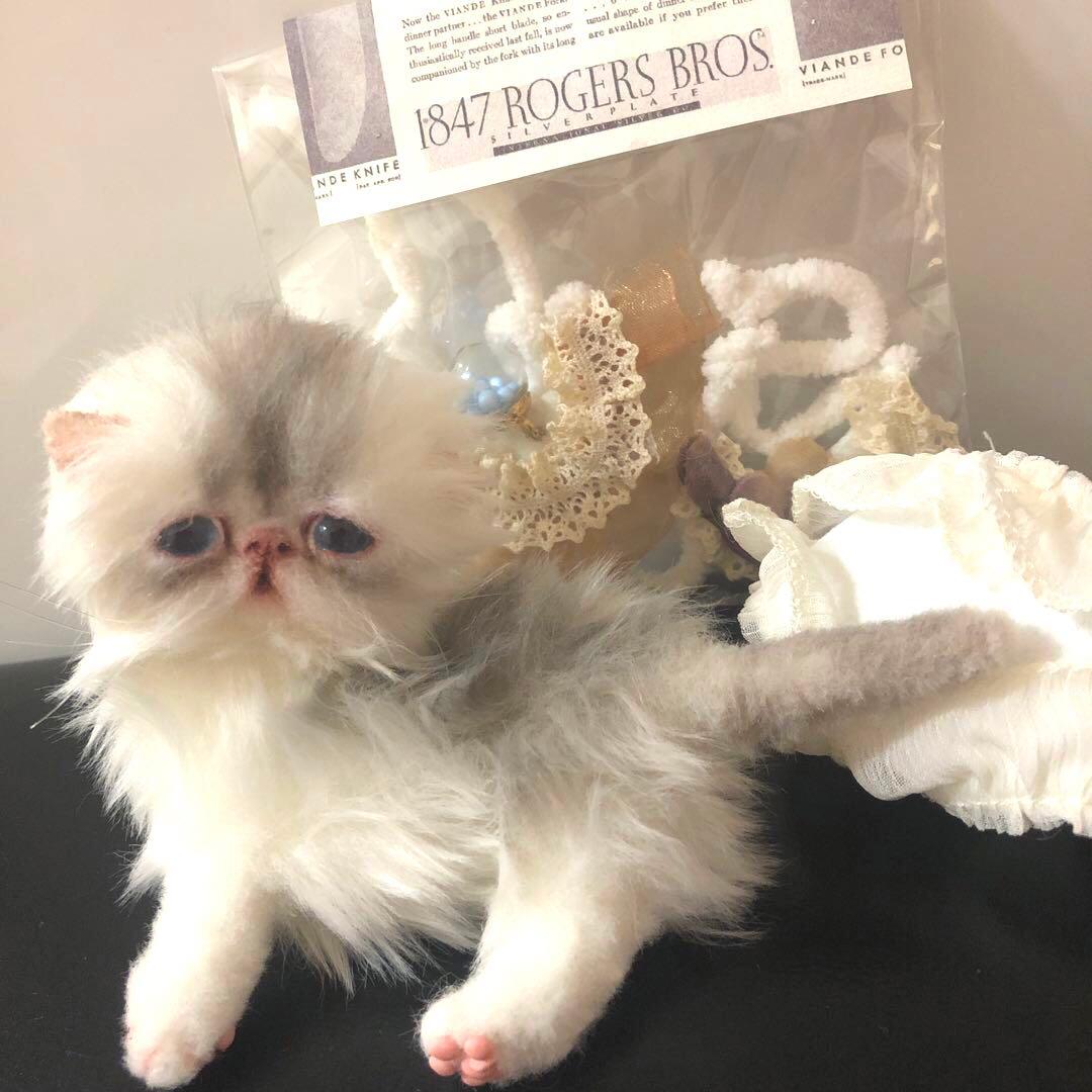 【新品未使用】作家様　子猫ちゃん♡アートドール