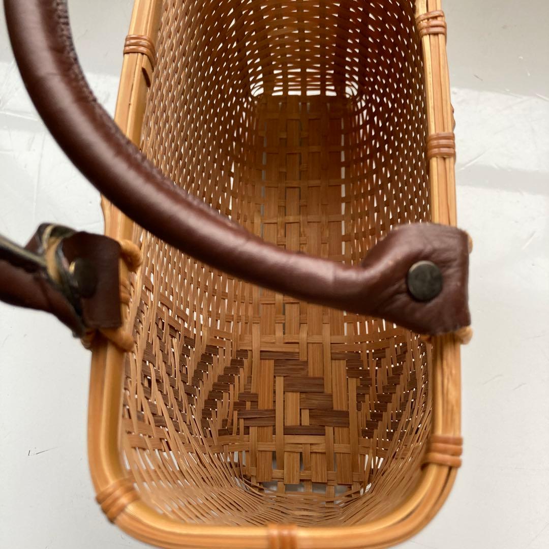 ③国産手業　竹網　かごバッグ　大分県