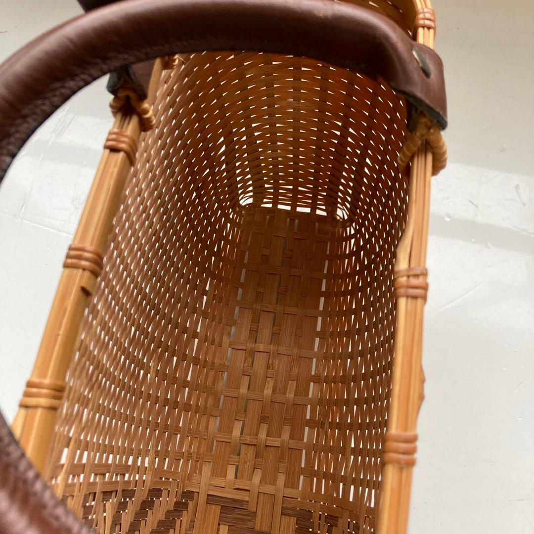 ③国産手業　竹網　かごバッグ　大分県