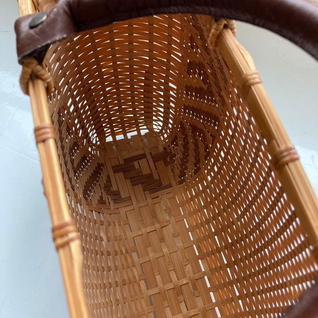 ③国産手業　竹網　かごバッグ　大分県