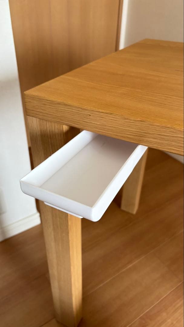 カリモク テーブル 電源タップ付き 110×60