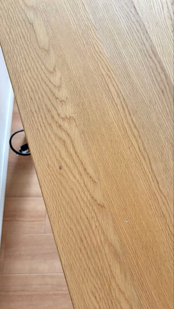 カリモク テーブル 電源タップ付き 110×60