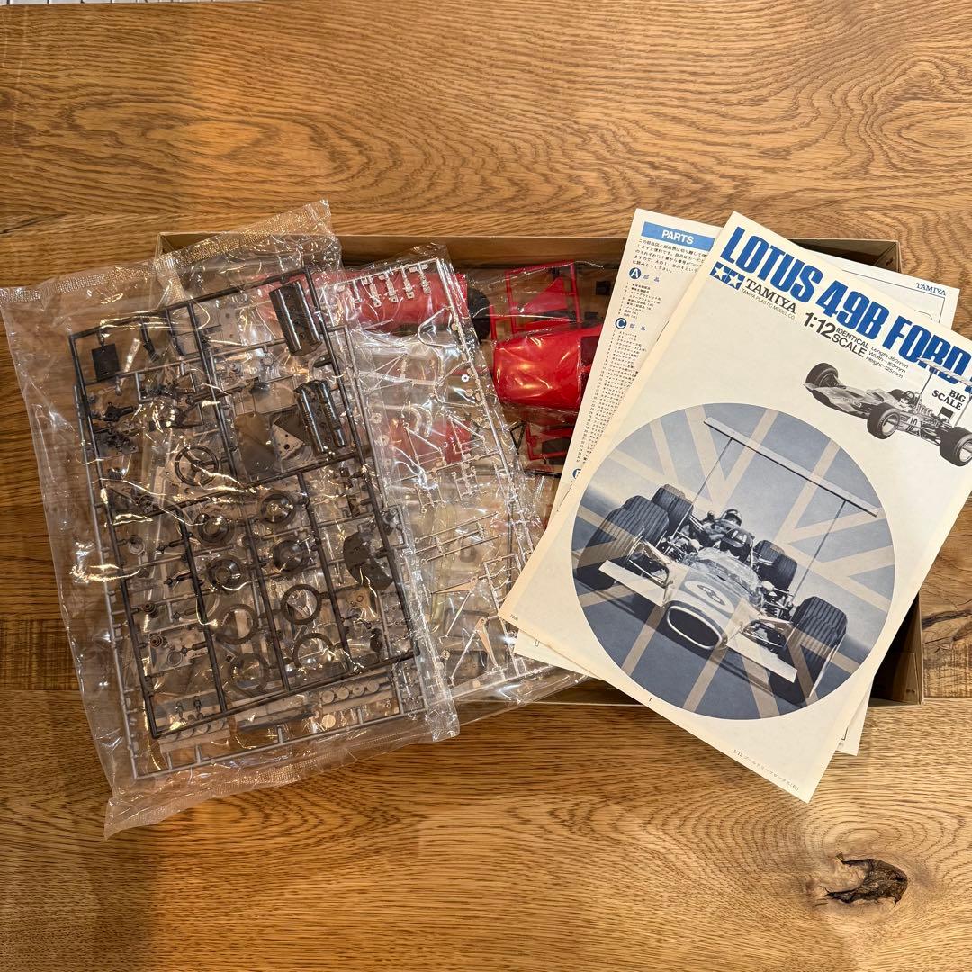 未組立 LOTUS 49B FORD F-1 1/12 ゴールドリーフロータス