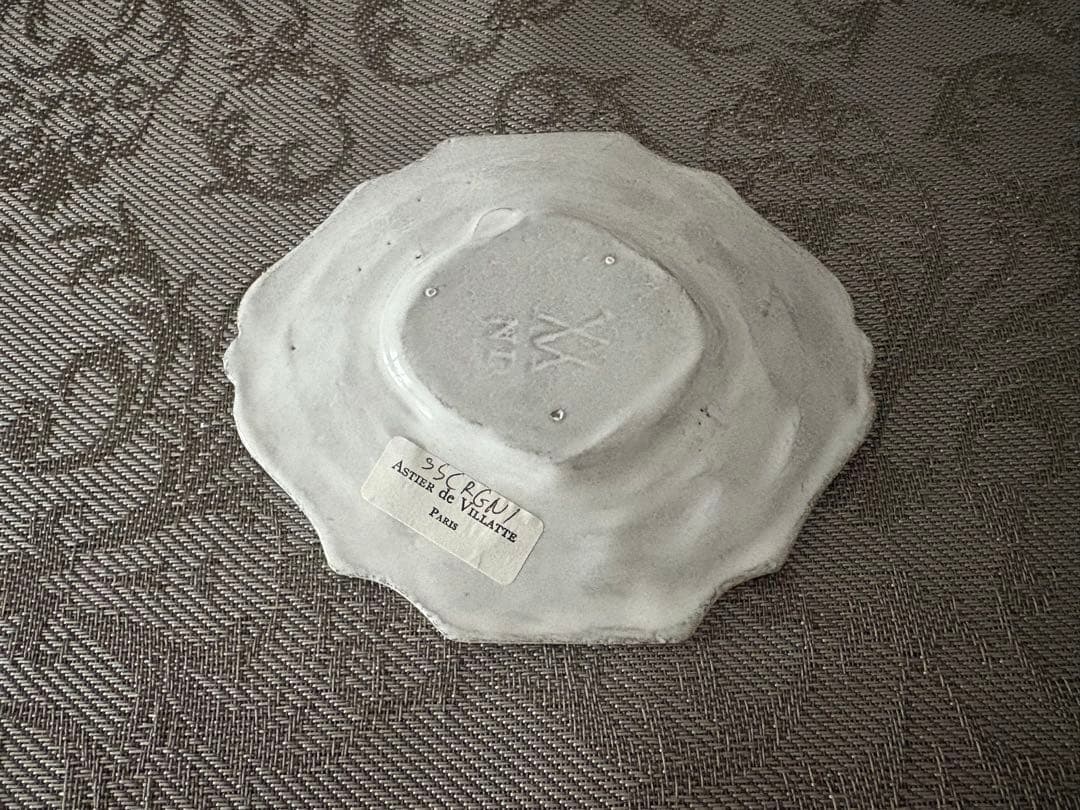 【新品】Astier de Villatte アスティエドヴィラット ソーサー