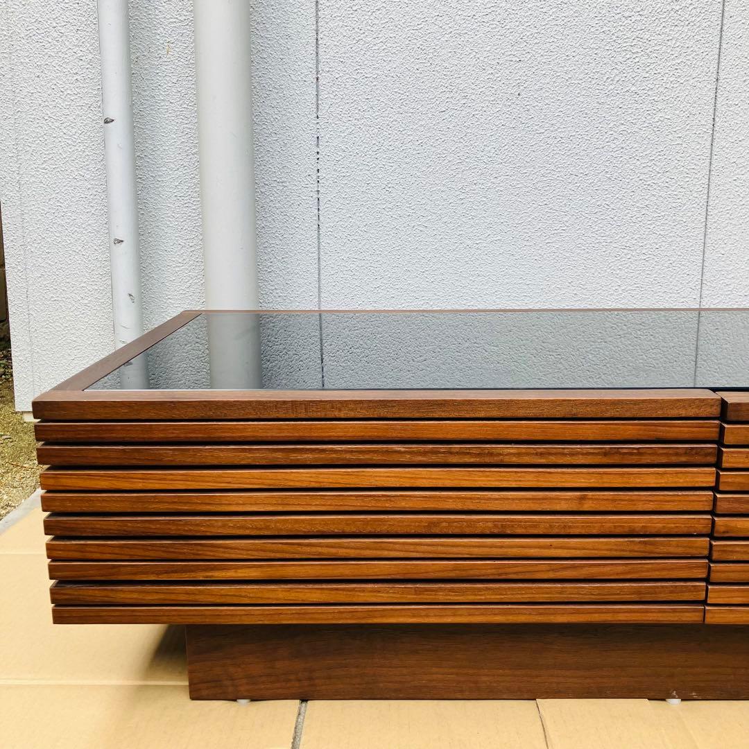 ARMONIA 収納付きセンターテーブル LUSSY ブラウン アルモニア