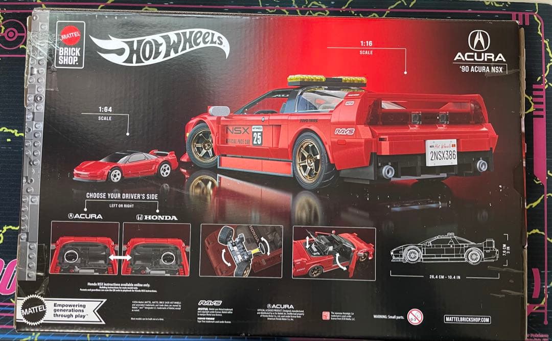 ドンキ限定 ブリックショップ ホットウィール 90 アキュラ NSX HONDA