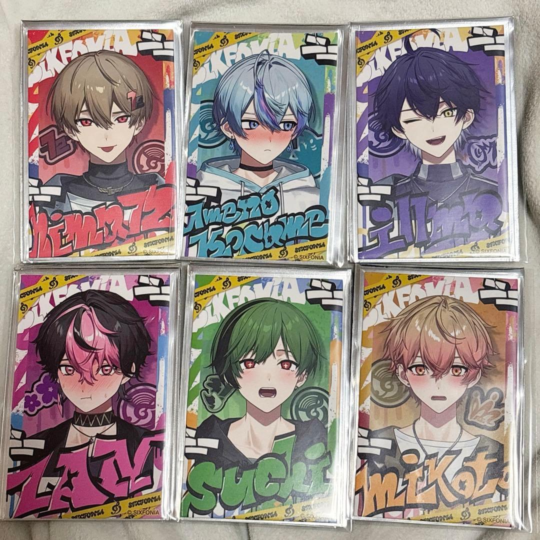 シクフォニランダムチェキ風カード第1弾6種セット - メルカリ
