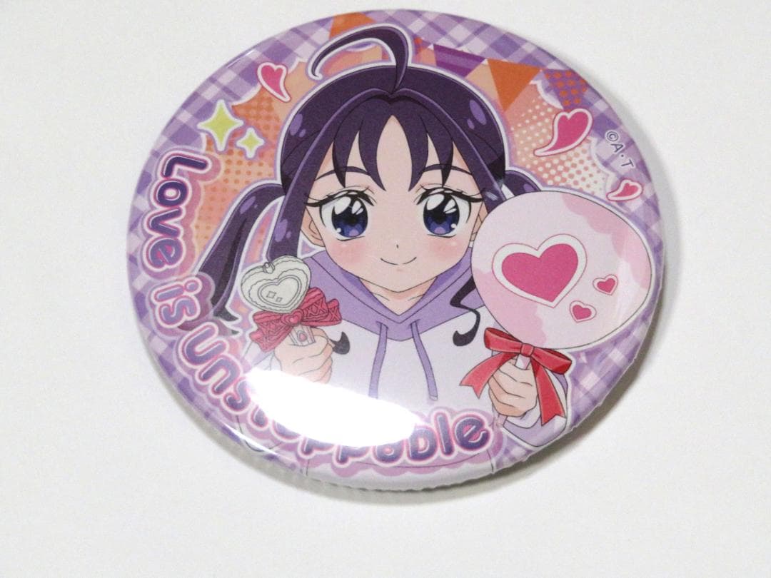 キミとアイドルプリキュア トゥインクル缶バッジ 紫雨こころ キュア