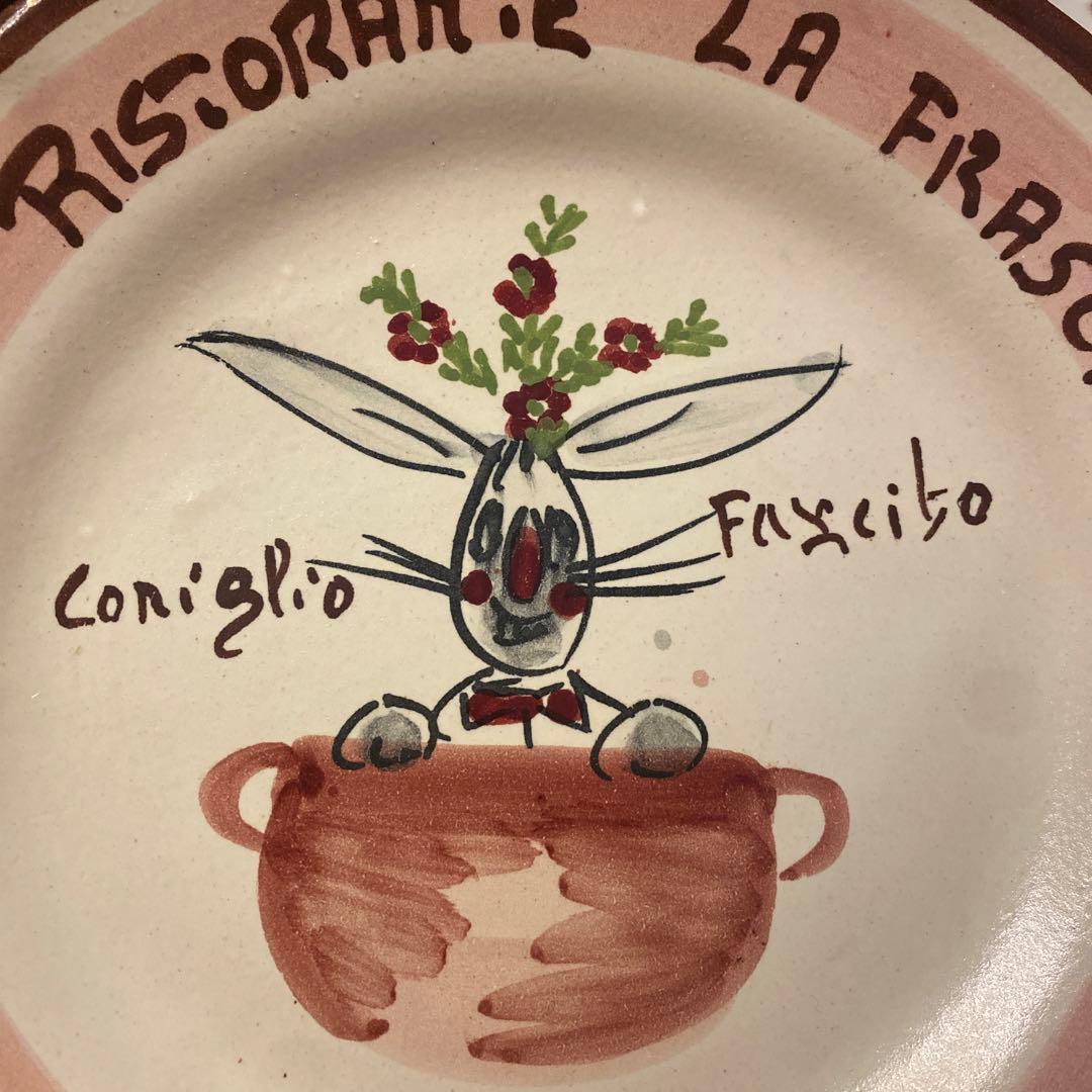 ブオンリコルド イタリア製手描き皿1988年 - メルカリ