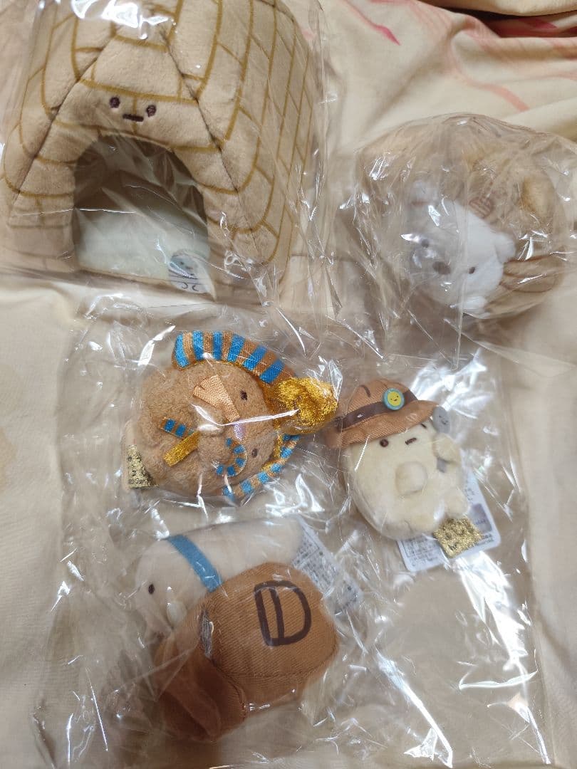 すみっコぐらし エジプト展 てのりぬいぐるみ 18種 コンプリート