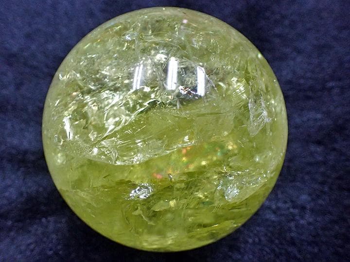 【天然石】丸玉＿シトリン(578g)