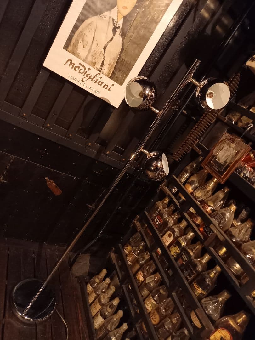 希少 1980's スペースエイジ ヴィンテージ メタルボール フロアランプ