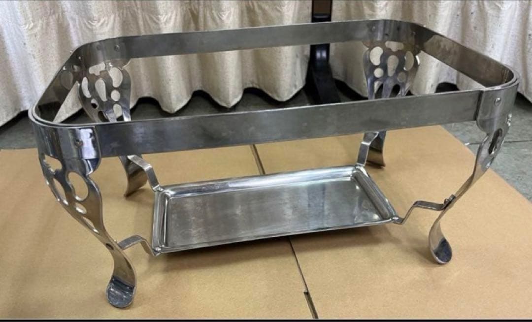 YUKIWA16  ステンレスステール18-8   角チェーフィングスタンド