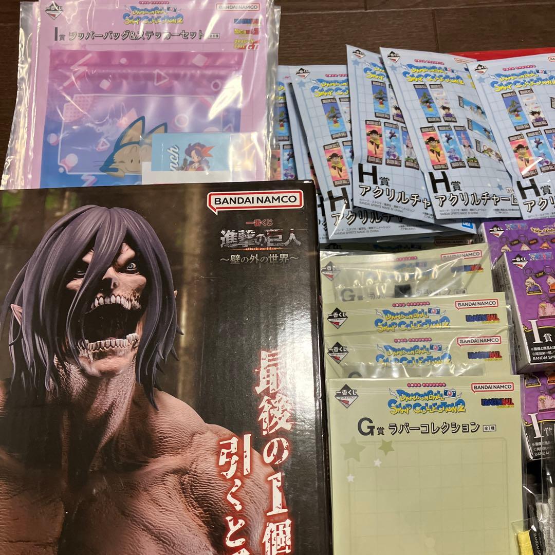 進撃の巨人　エレン(巨人) 巨大樹の森決戦ver ラストワン他　一番くじ少年系