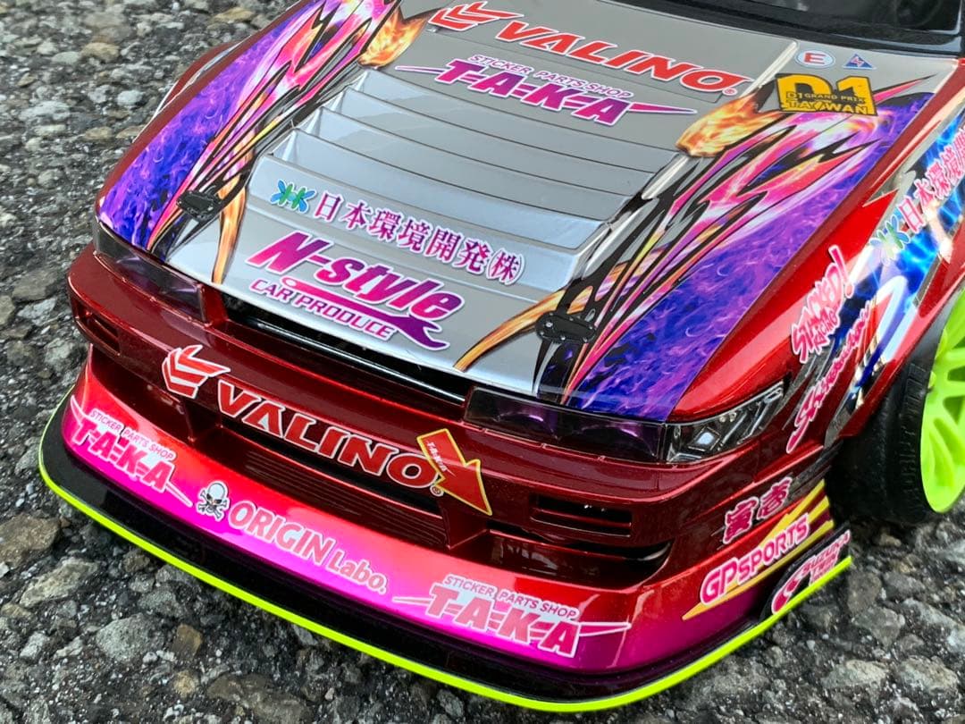 アディクション S13 シルビア 2024中村直樹選手 キャンディラメ塗装未
