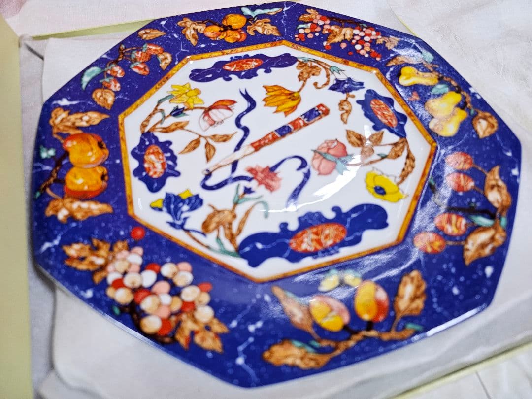 エルメス ピエールドリアン エドキシダン ハ角形プレート 大皿 26.5cm