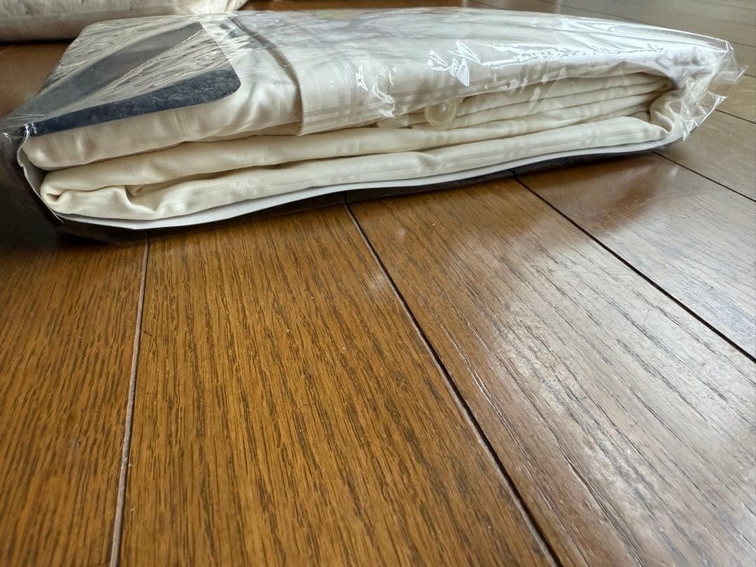 Ralph Lauren 掛け布団カバー チェック、格子縞、ライトベージュ