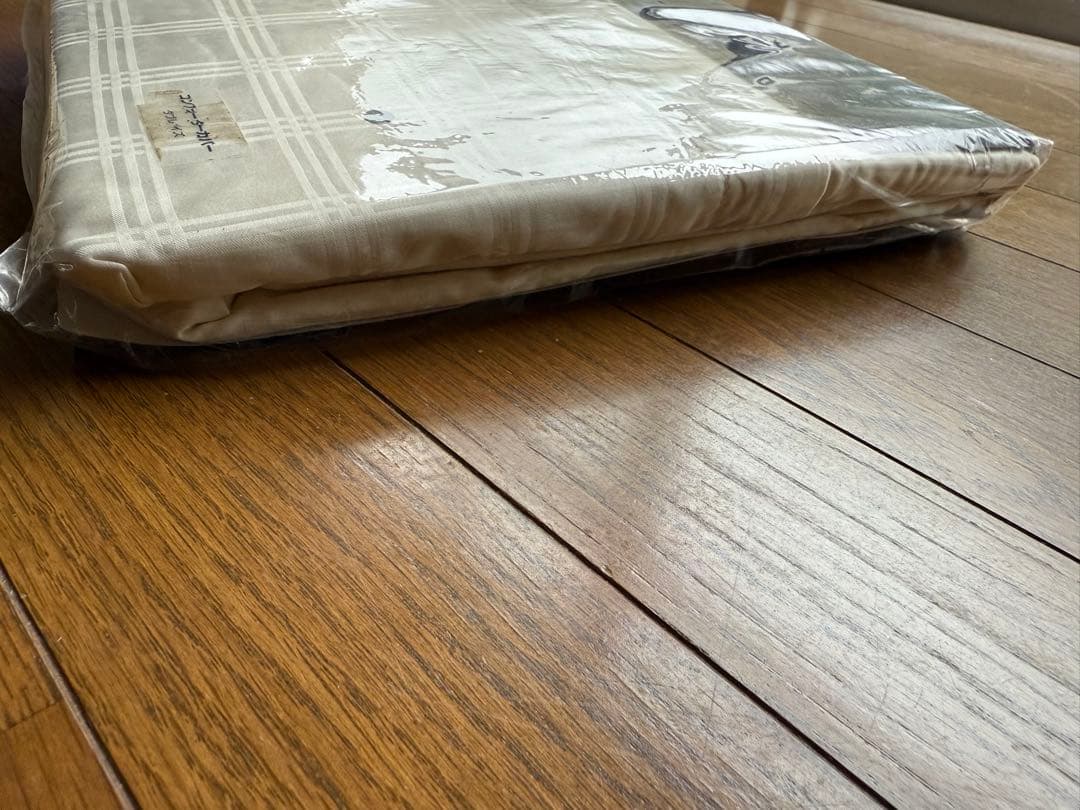 Ralph Lauren 掛け布団カバー チェック、格子縞、ライトベージュ