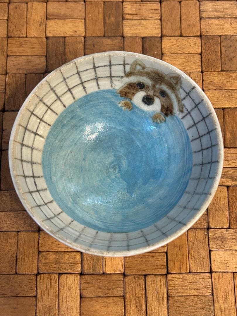 yakko　矢板緑　アライグマの茶碗