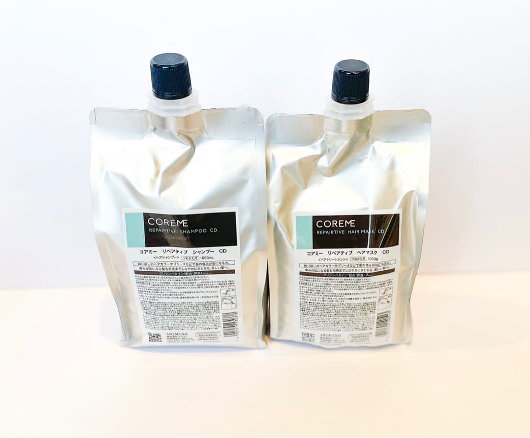 アリミノ コアミー CD シャンプー1000ml ヘアマスク 1000g - メルカリ