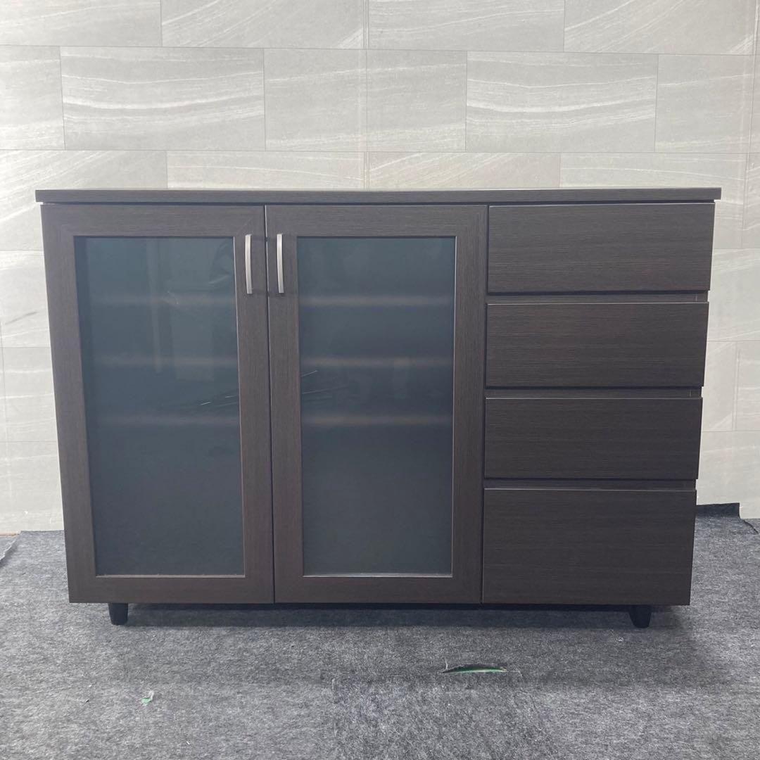 ニトリ キッチンカウンター コパン 幅120cm 食器棚 格安 d4863