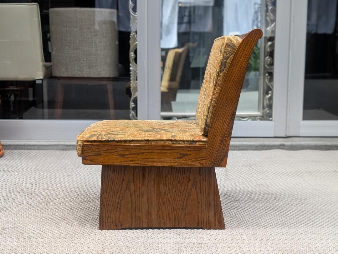 廃盤モデル☆三越家具／カントリーハウス／三越ブルージュ／サイドチェア／1Pソファ