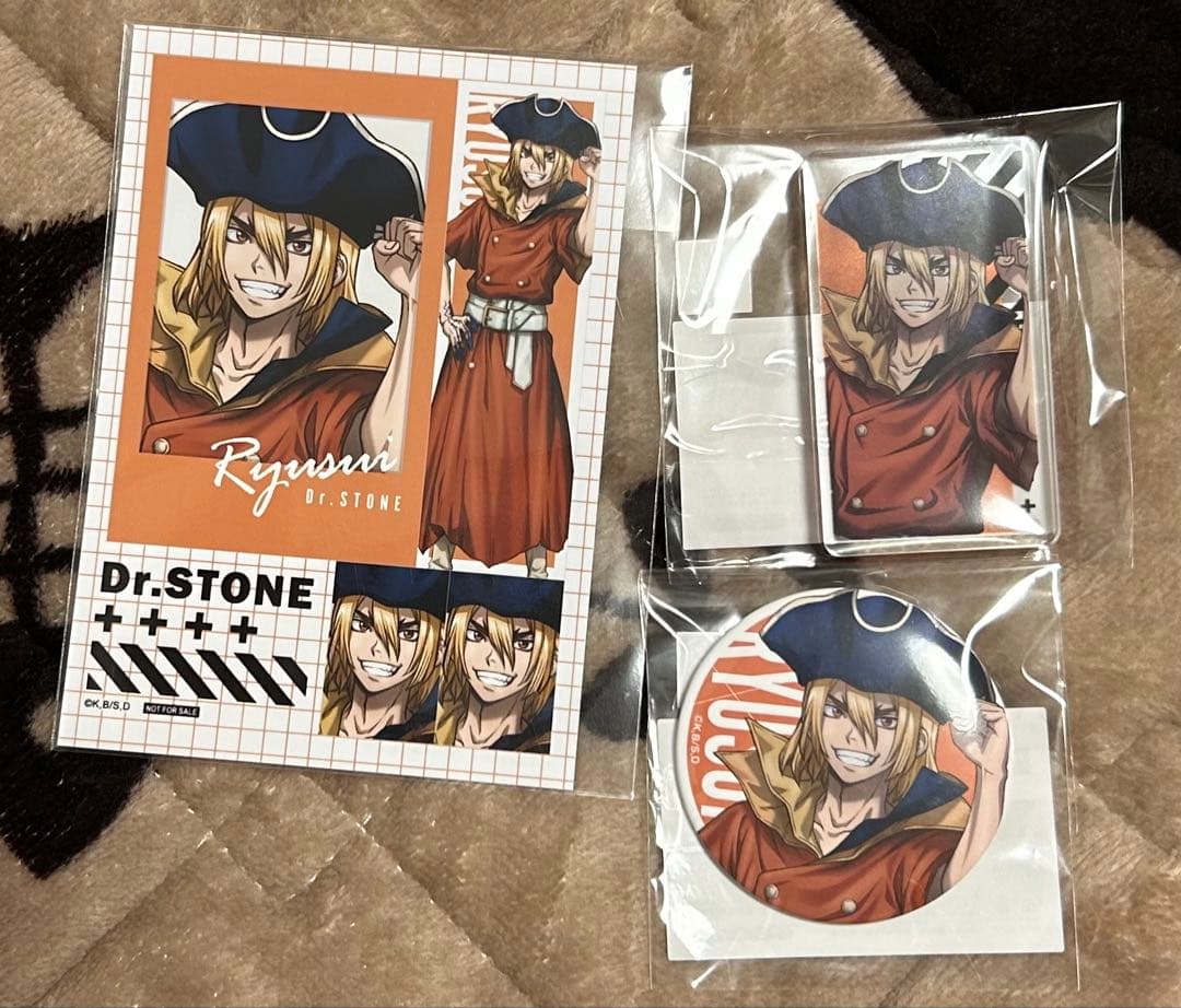 七海龍水 まるくじ Dr.STONE 第2弾 アクリルブロック 缶バッジ - メルカリ