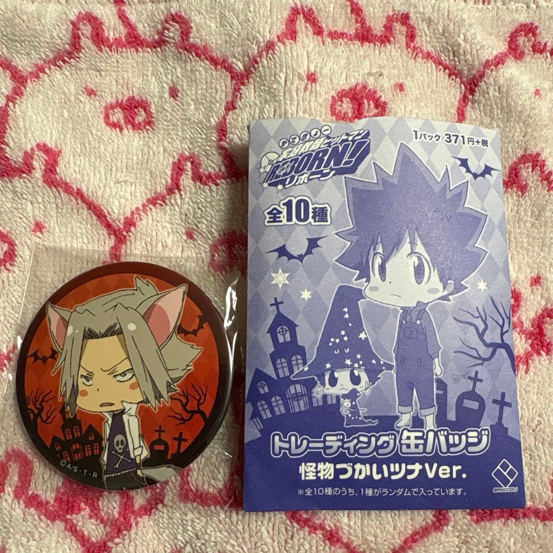 家庭教師ヒットマンREBORN! ジャンプフェスタ 2017 缶バッジ 獄寺隼人 ジャンプフェスタ2017の中外鉱業ブースで販売されるリボーンのグッズ