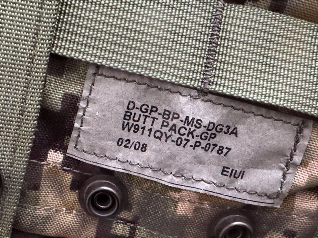 激レア 貴重 初期DG3 未使用 EAGLE BUTT PACK AOR2