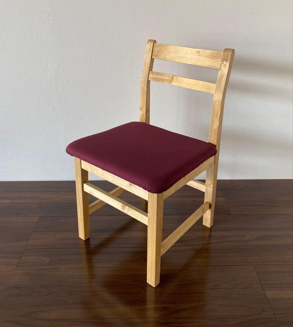 北欧スタイルの椅子(ワインレッド) Amazon｜YJFFQ ダイニングチェア おしゃれ 一人用 椅子 クッション