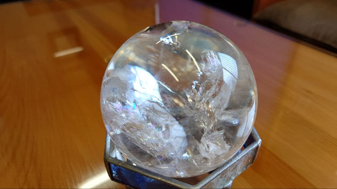 水晶玉　オブジェ