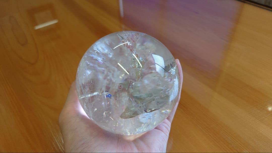 水晶玉　オブジェ