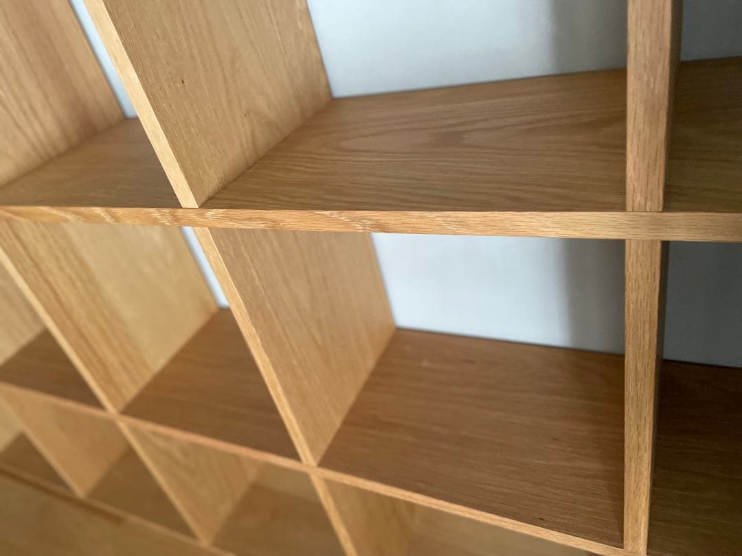 専用です‼️MUJI 無印良品　スタッキングシェルフセット・5段3列・オーク材