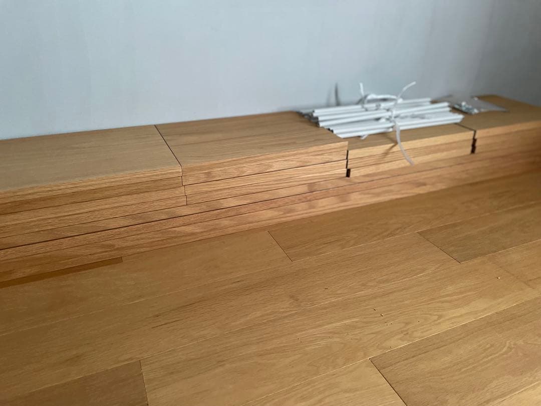 専用です‼️MUJI 無印良品　スタッキングシェルフセット・5段3列・オーク材