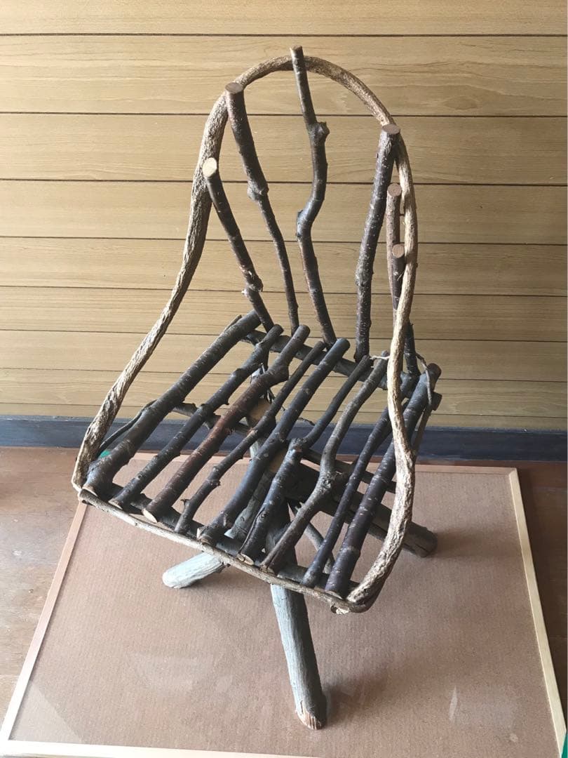 昭和アンティーク 飾り　オブジェ　◉シチズン　鳩時計 ◉木製チェア　一点物