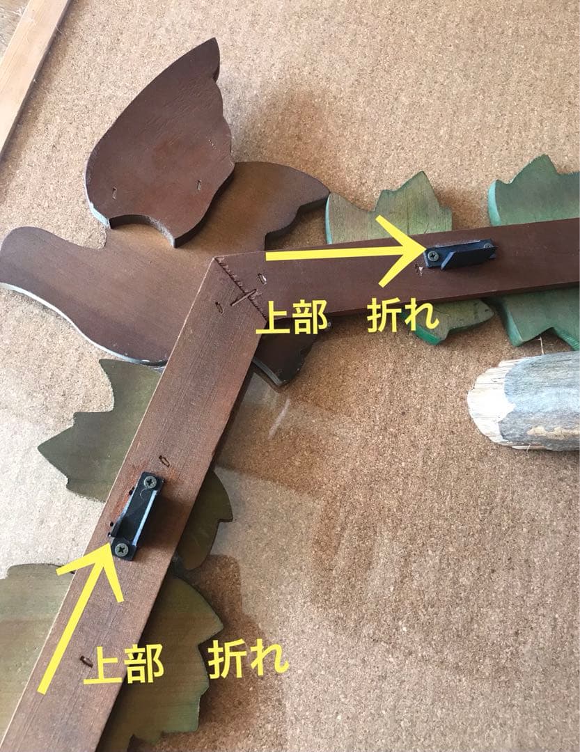 昭和アンティーク 飾り　オブジェ　◉シチズン　鳩時計 ◉木製チェア　一点物