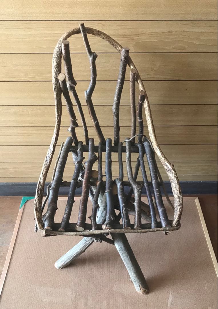 昭和アンティーク 飾り　オブジェ　◉シチズン　鳩時計 ◉木製チェア　一点物