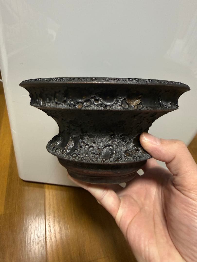 カタチ製作所 ドリッパーLOW クレーター ブラック