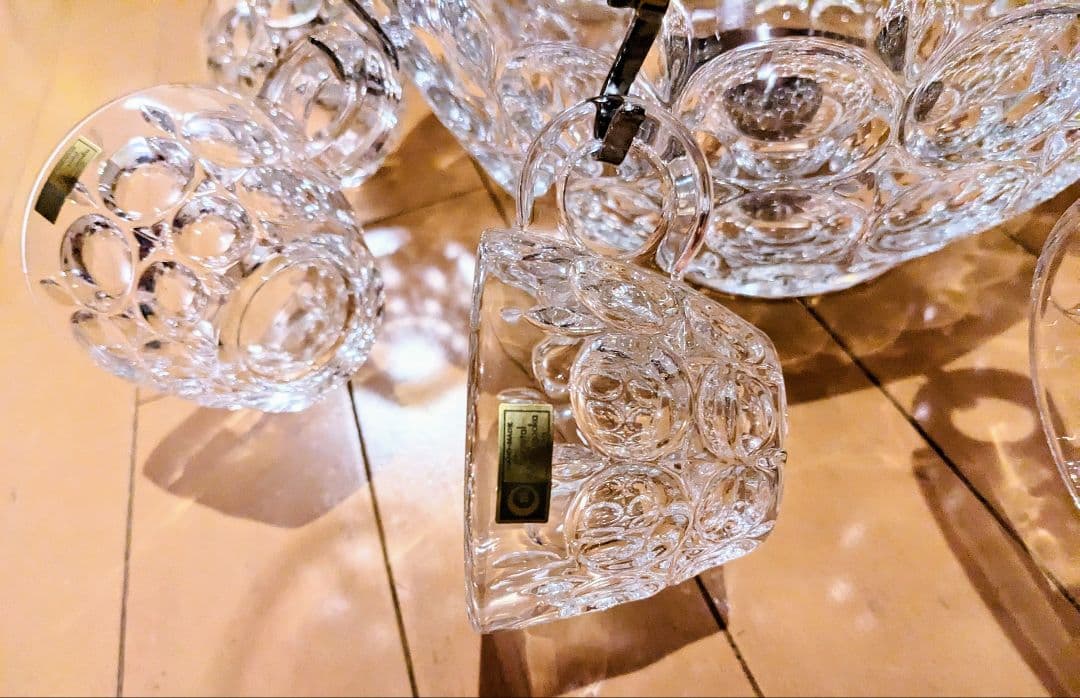 マツガオカクリスタル フルーツポンチセット ガラス パンチ ボウル