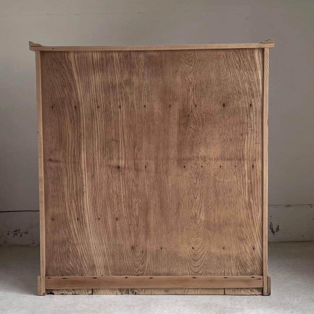 るりだ アンティーク　古い茶箪笥　レトロ　古家具　食器棚　飾り棚