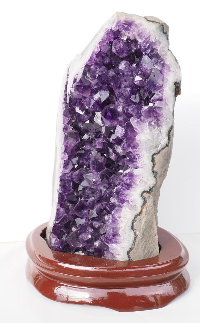 アメジスト 原石　置物　濃い紫　天然石　紫水晶　浄化