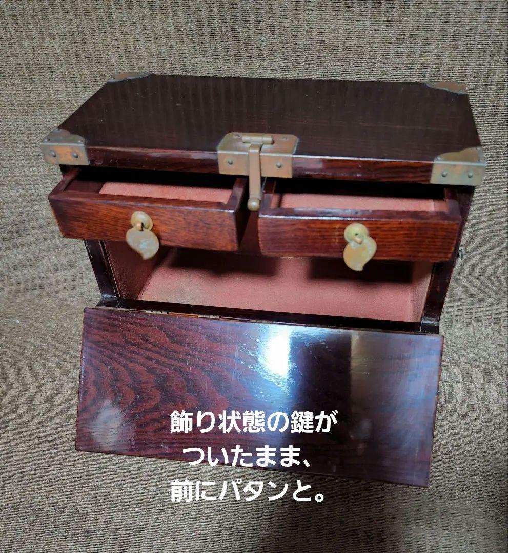 時代物　引出し付　極小タンス。小物入れ。