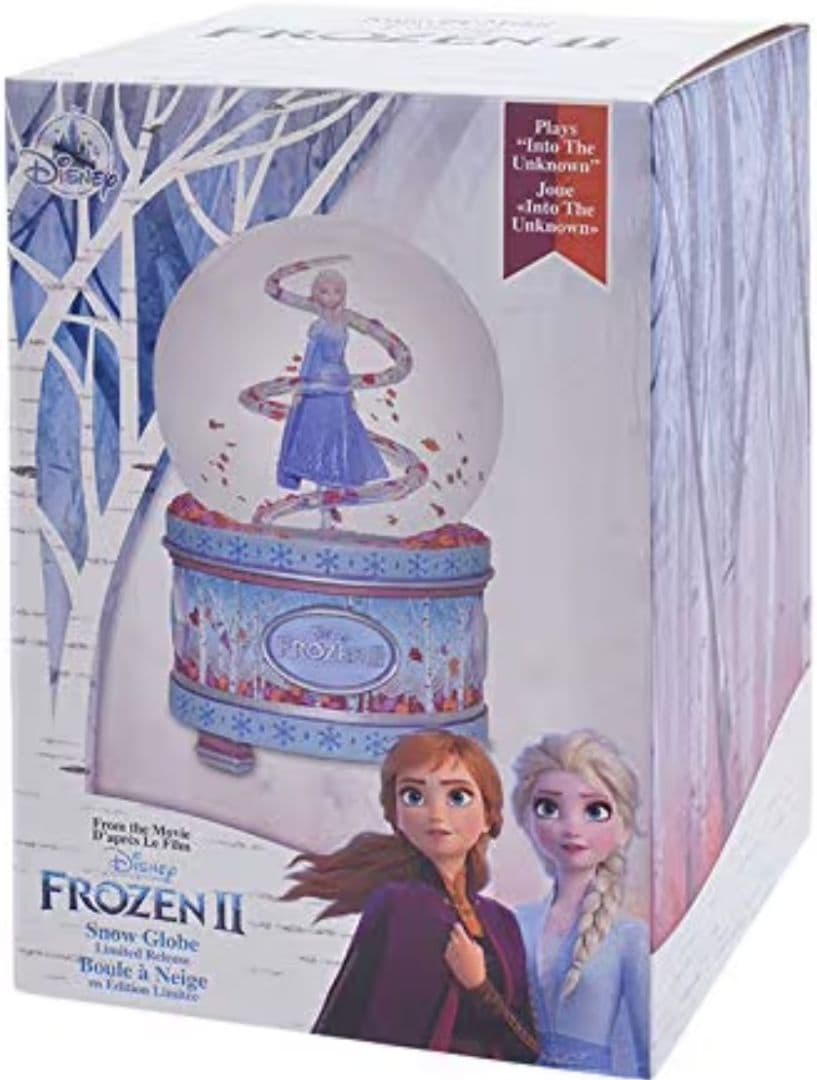 ディズニー　アナと雪の女王 2　エルサ スノードーム　オルゴール付き　クリスマス